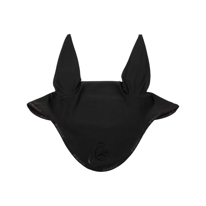 Elastane fly veil silicone logo BLACK/BLACK
