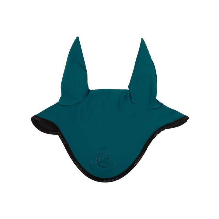 Elastane fly veil silicone logo PETROL/BLACK