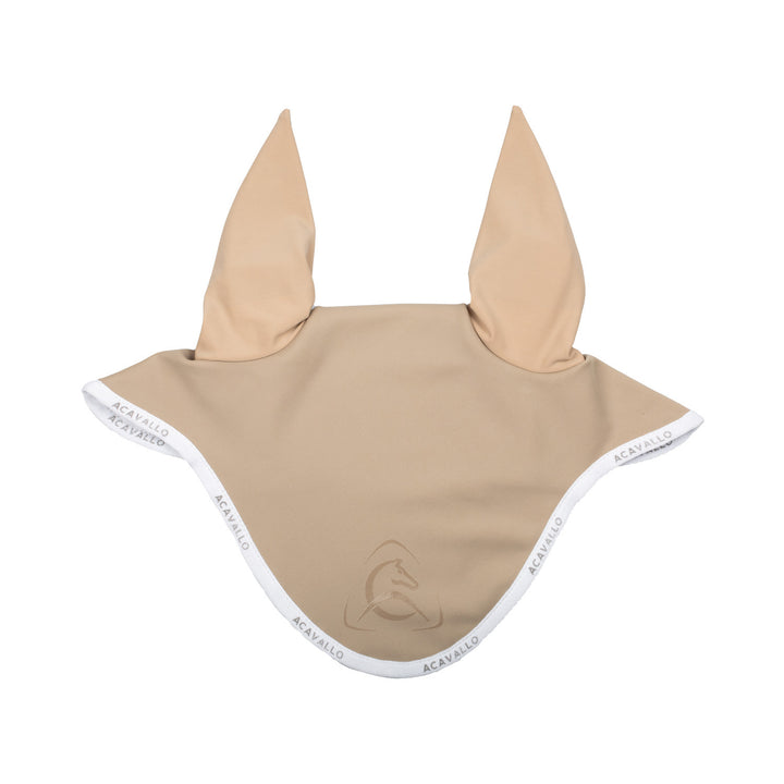 Elastane fly veil silicone logo SAND/WHITE