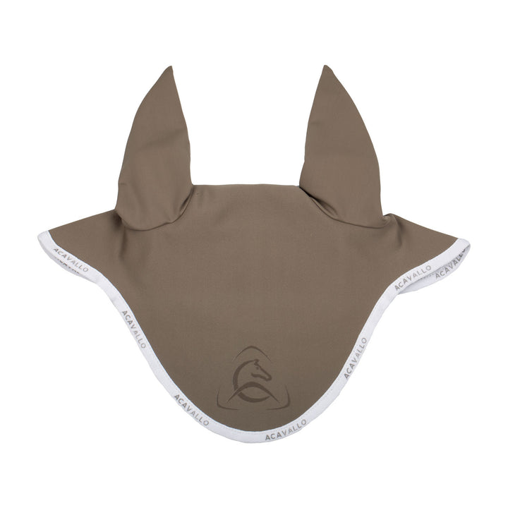 Elastane fly veil silicone logo TERRA/WHITE
