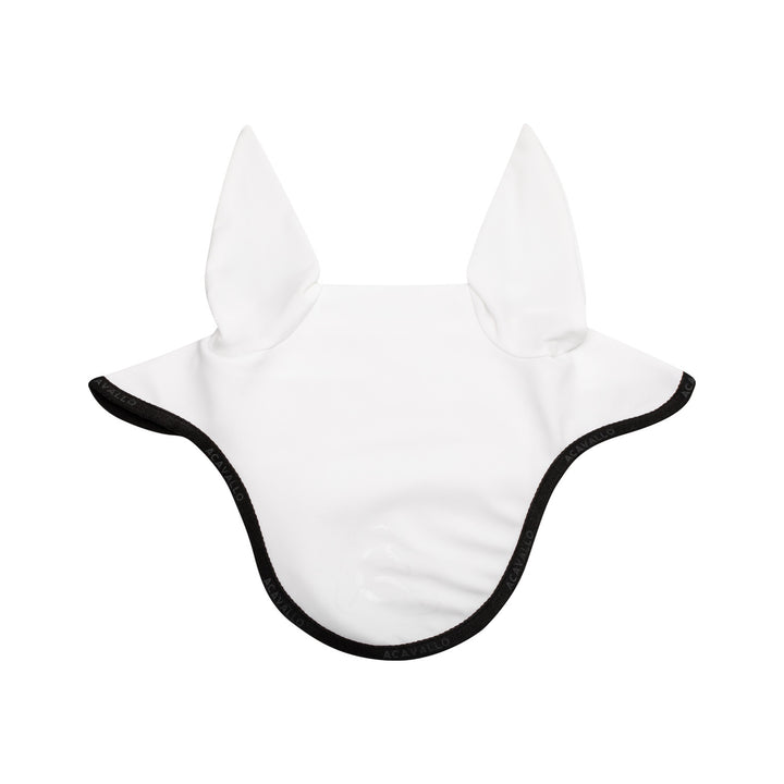 Elastane fly veil silicone logo WHITE/BLACK