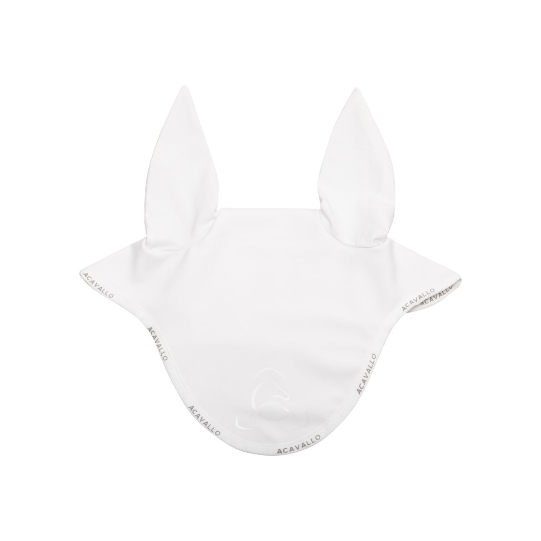 Elastane fly veil silicone logo WHITE/WHITE