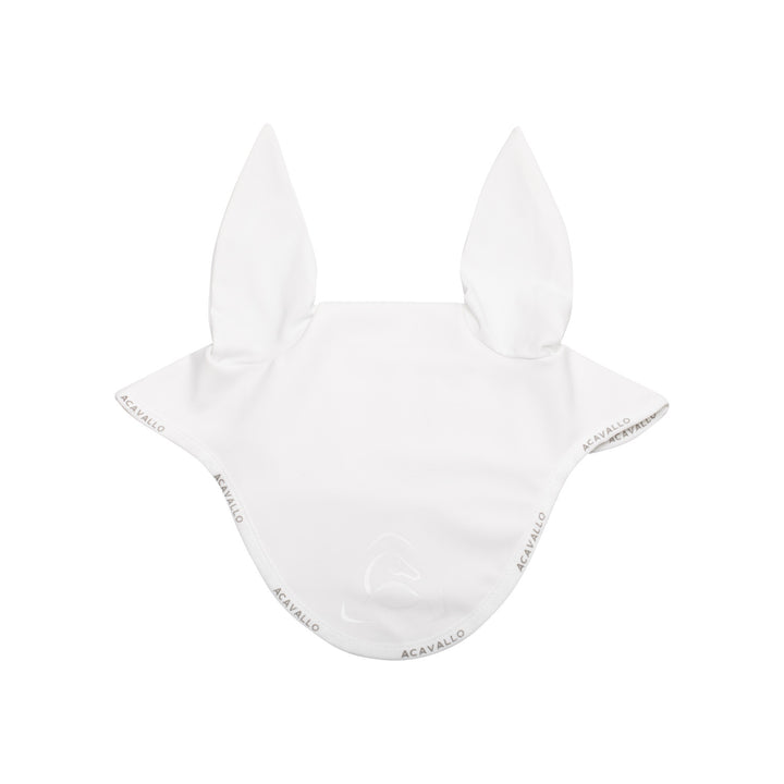 Elastane fly veil silicone logo WHITE/WHITE