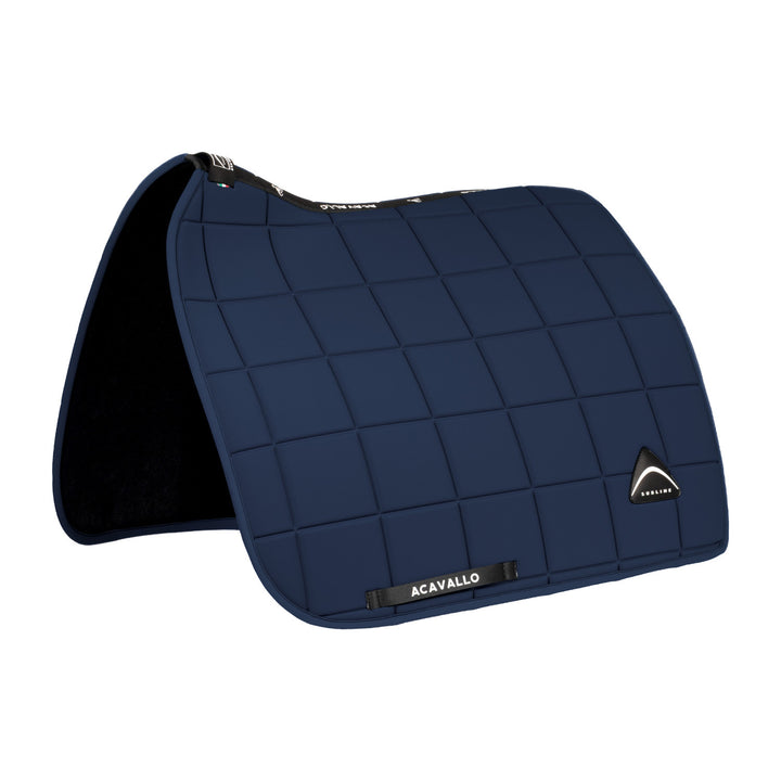 Sublime square dressage saddle pad in technic NAVY