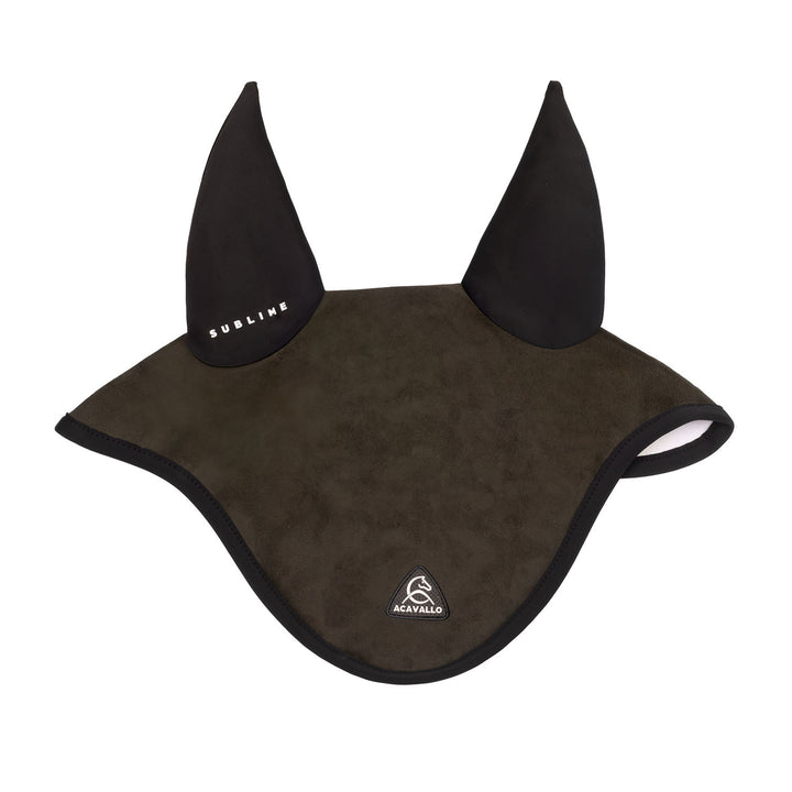Sublime Louvre fly veil with silicone log pat BROWN