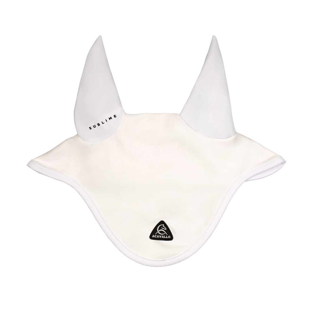 Sublime Louvre fly veil with silicone log pat WHITE