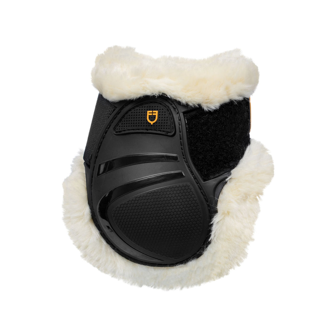 Young horse fetlock boots TPU and synthetic sheepskin