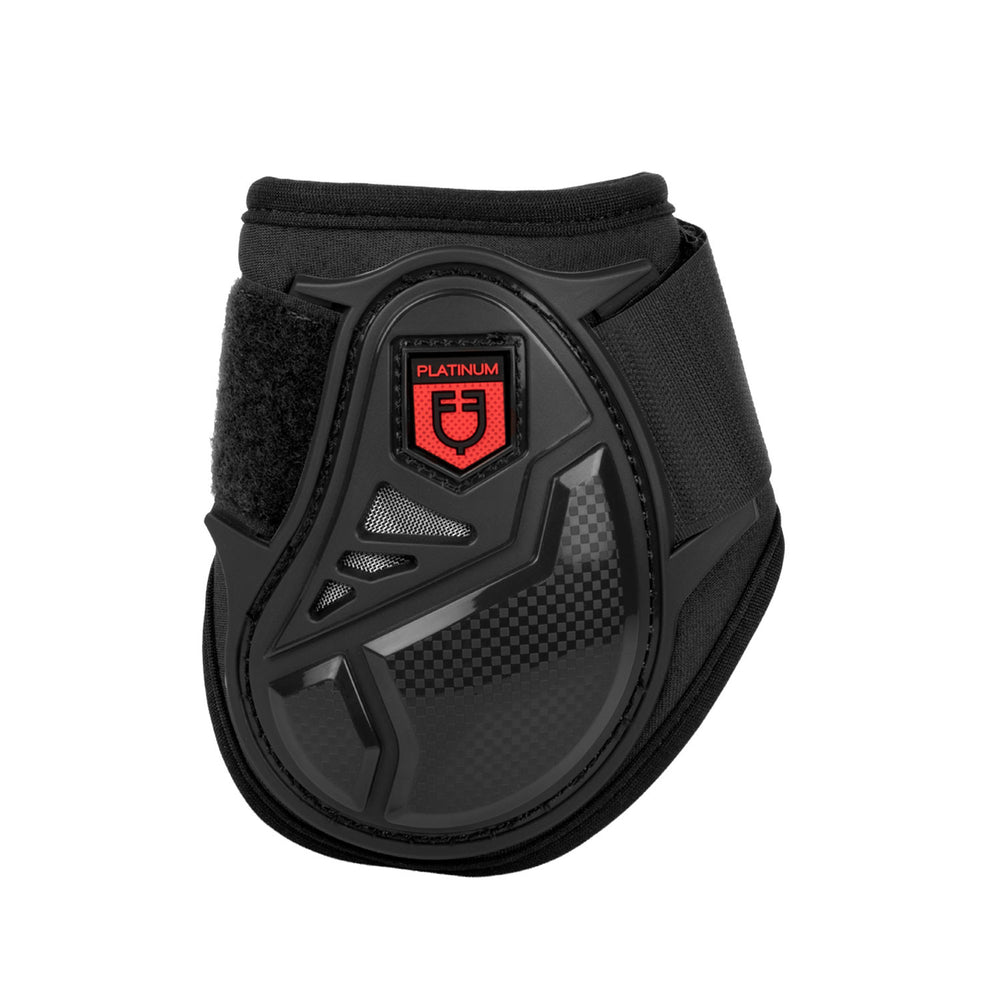 Young horse fetlock boots in polyurethane and BLACK