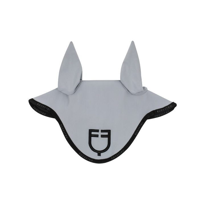Fly veil in technical fabric with logo GREY/BLACK