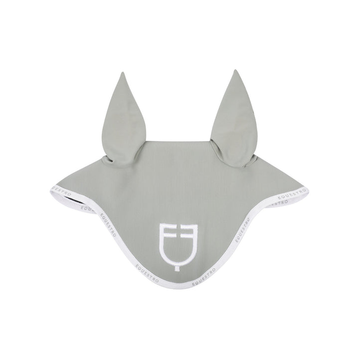 Fly veil in technical fabric with logo LIGHT GREEN/WHITE