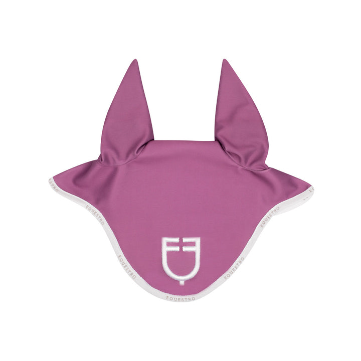 Fly veil in technical fabric with logo PINK/WHITE