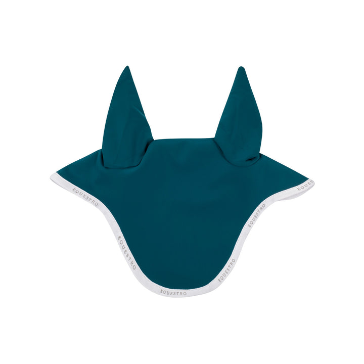 Fly veil in technical fabric PETROL/WHITE