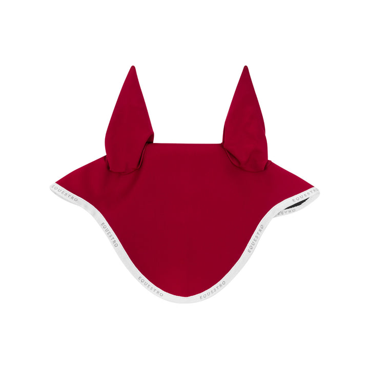 Fly veil in technical fabric WINE/WHITE