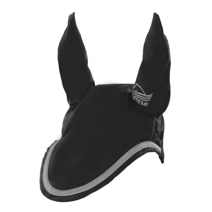 HORSE COTTON FLY VEIL BLACK/LIGHT GREY