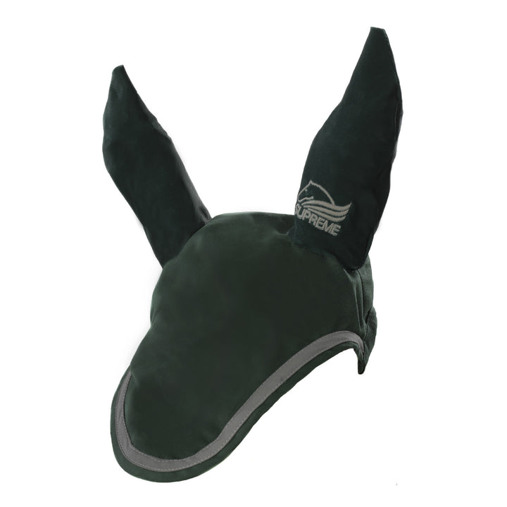 HORSE COTTON FLY VEIL HUNTER GREEN/LIGHT GREY